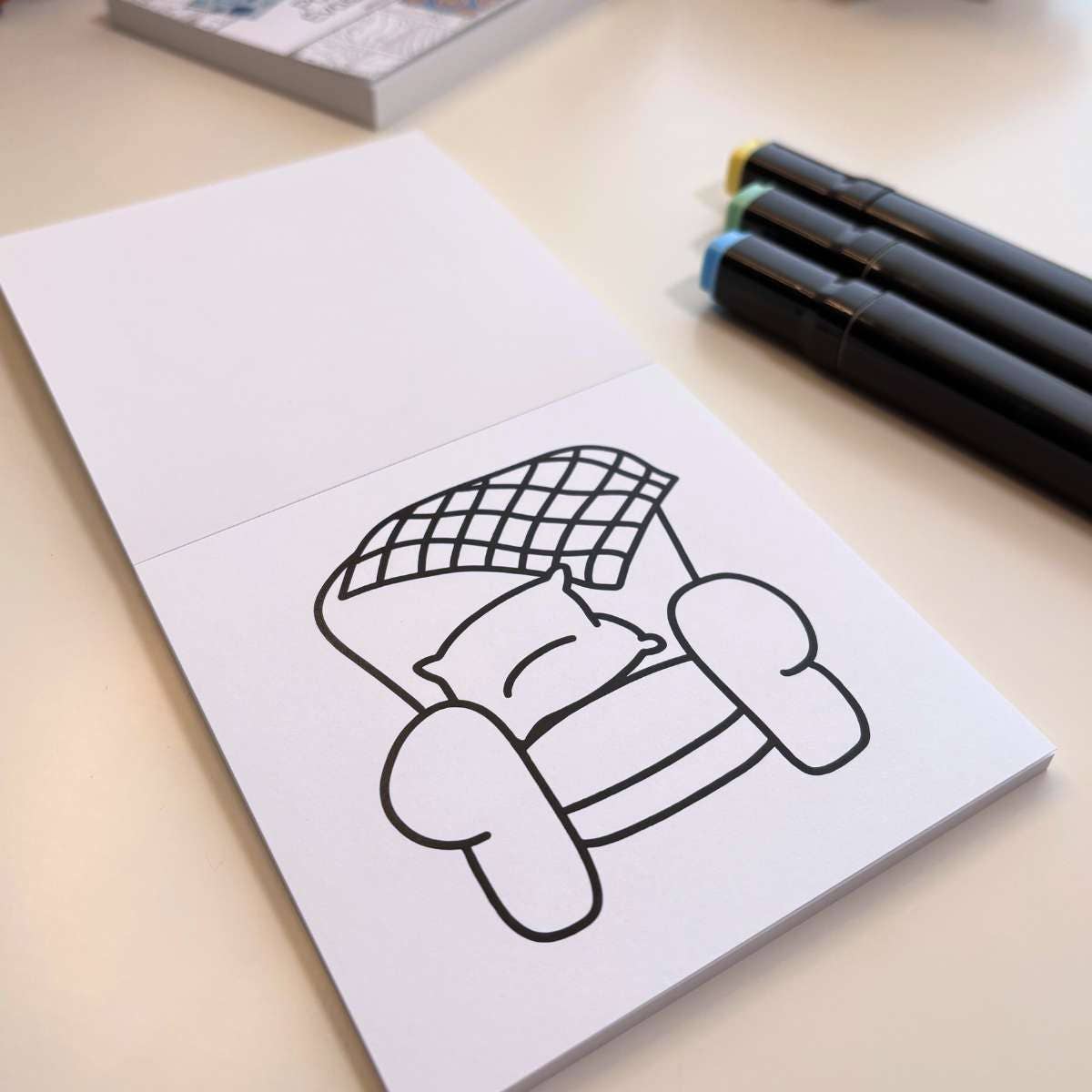 Mini Doodle Colouring Book | Cushy & Cozy | PREORDER