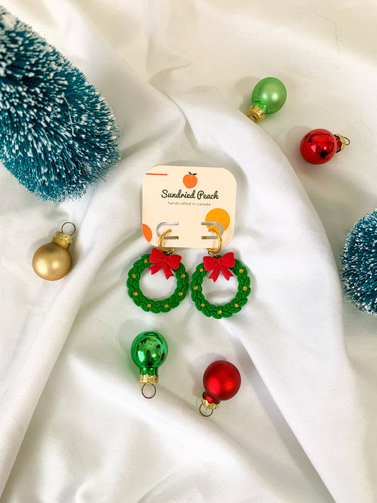 Wreath Hoop | Earrings