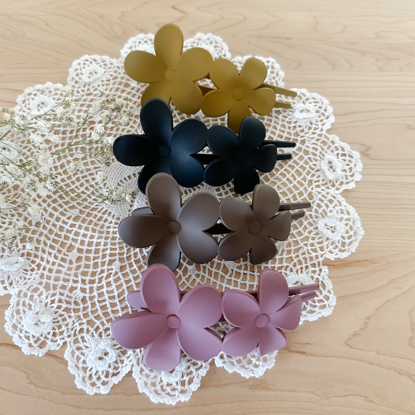 Flower Fork Hair Clip