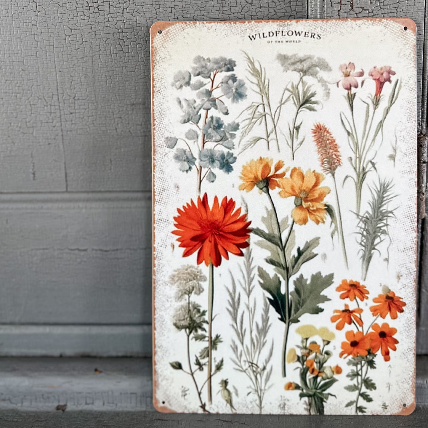 Wildflowers Sign | Tin