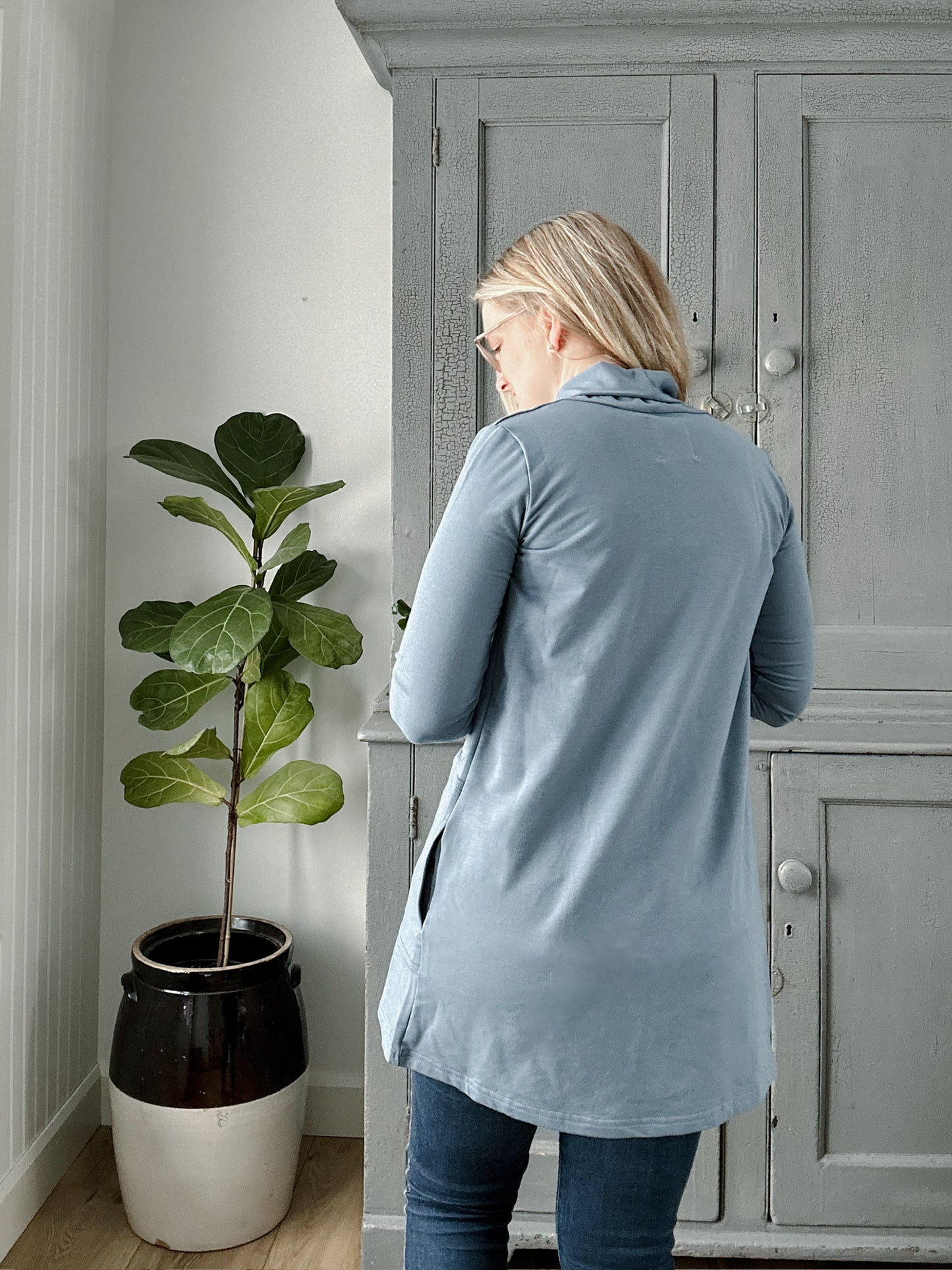 Blondie Apparel | Briton Cardigan | Ocean