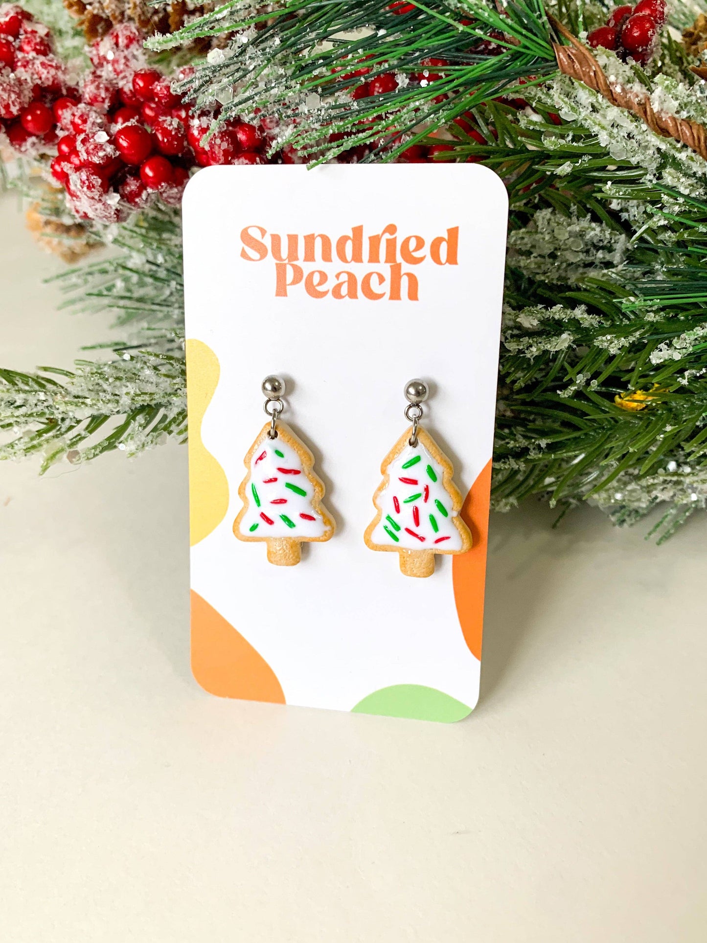 Tree Sugar Cookies | Earrings