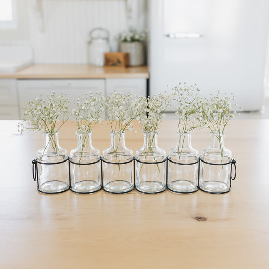 Bottle Vase Set With Carrier