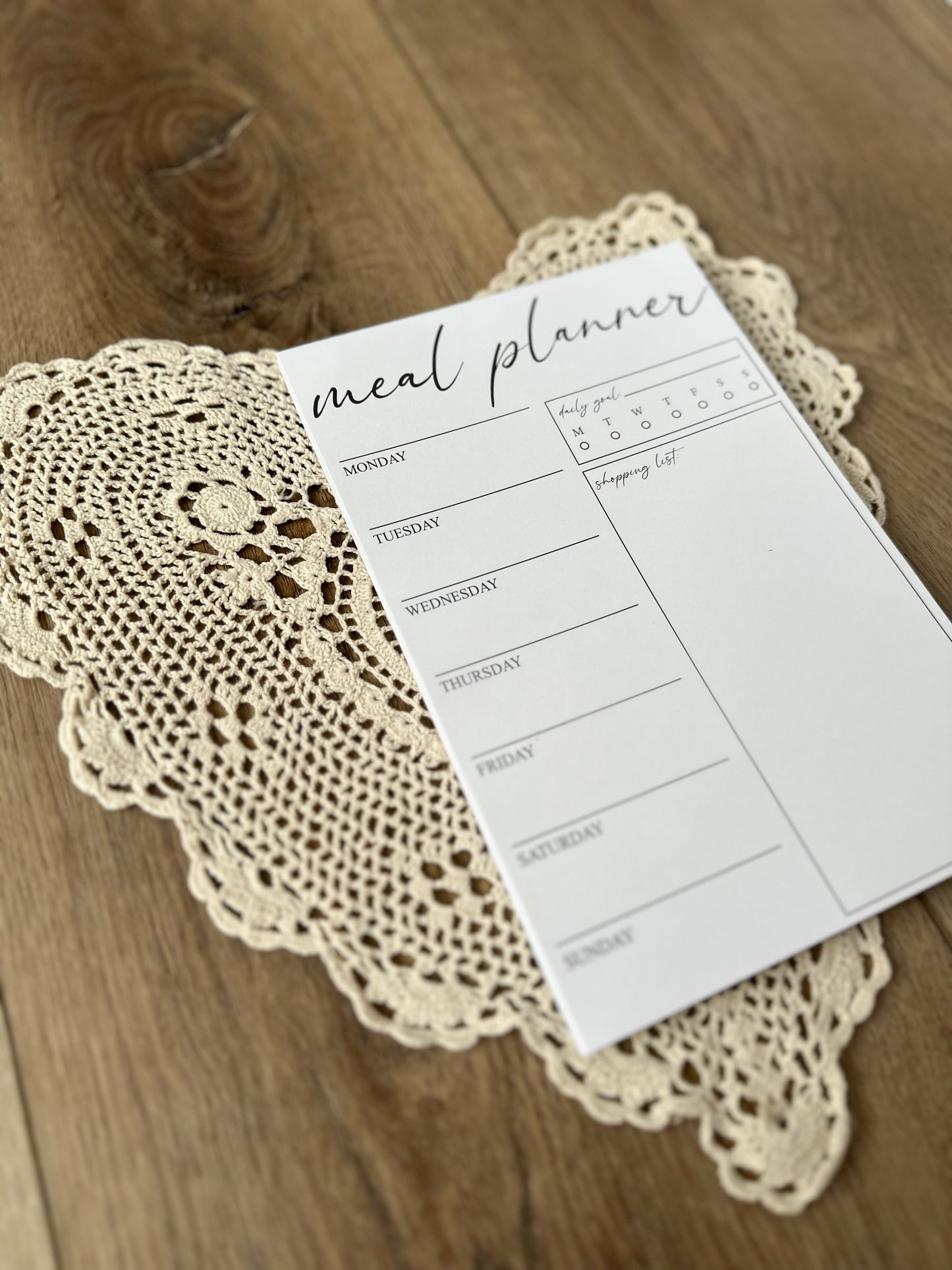 Meal Planner | Black