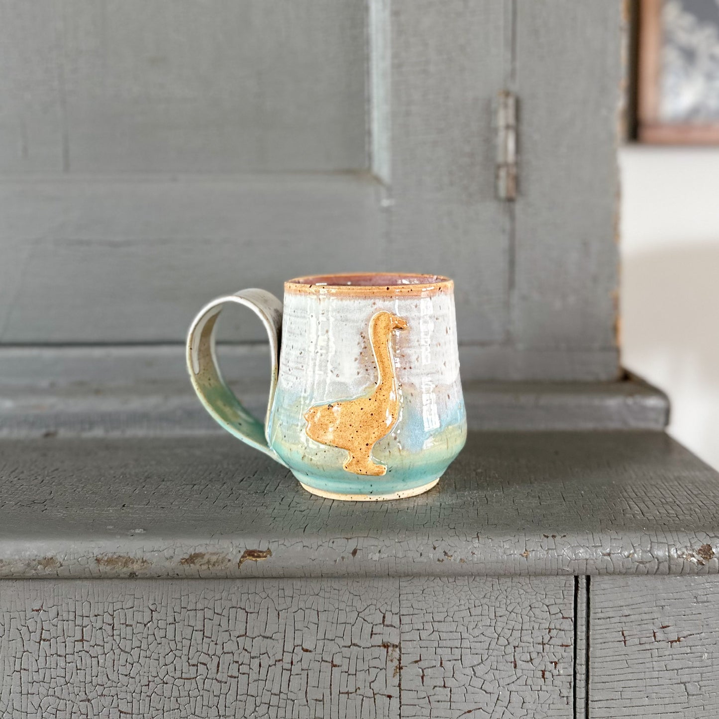 Duck Pottery Mug | 15 oz.