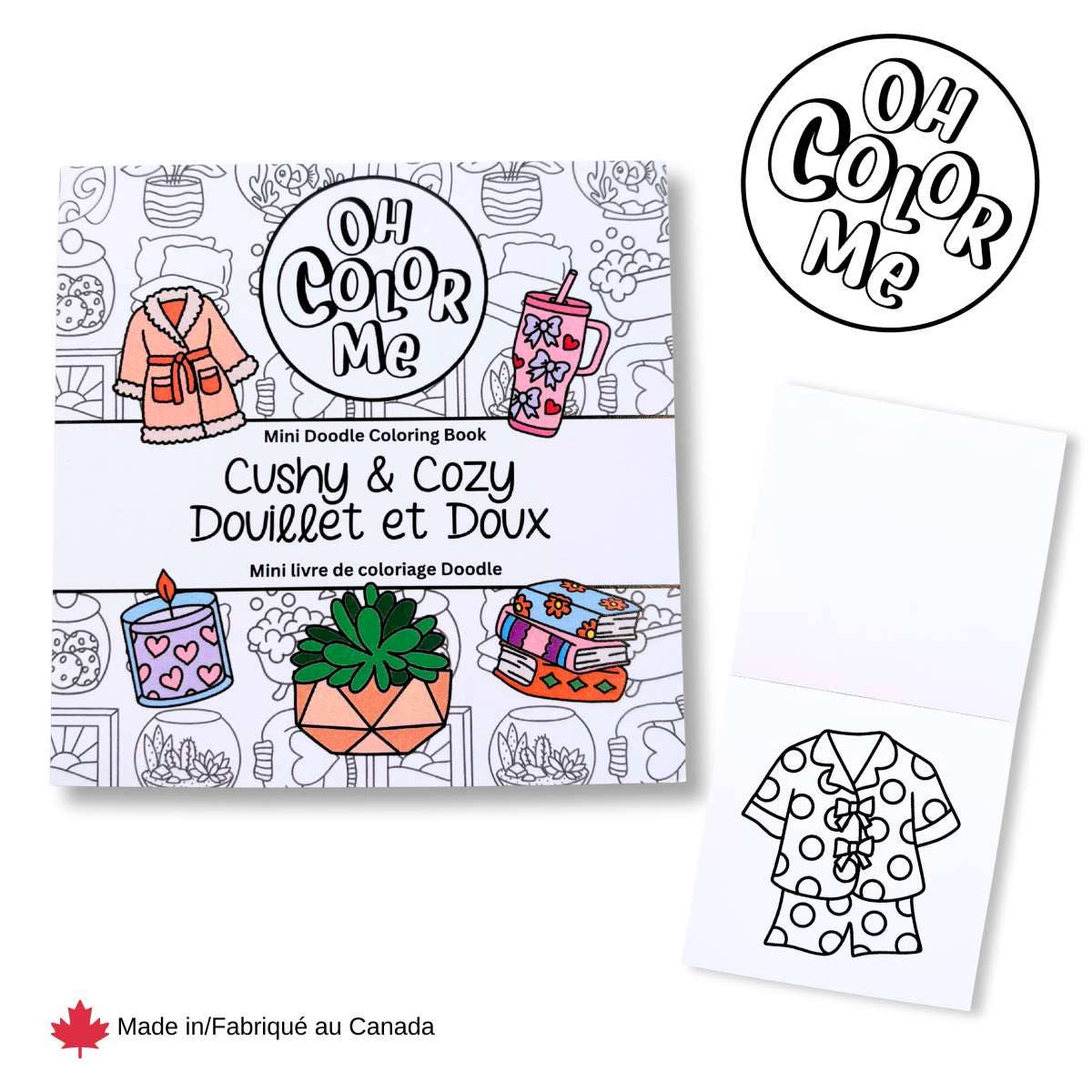 Mini Doodle Colouring Book | Cushy & Cozy | PREORDER