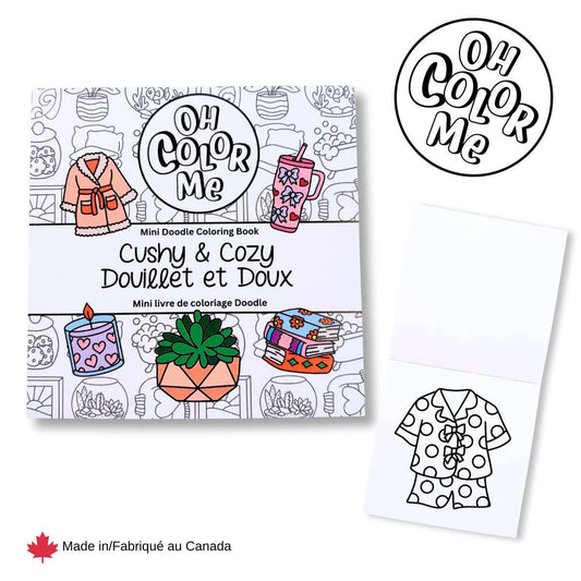 Mini Doodle Colouring Book | Cushy & Cozy | PREORDER