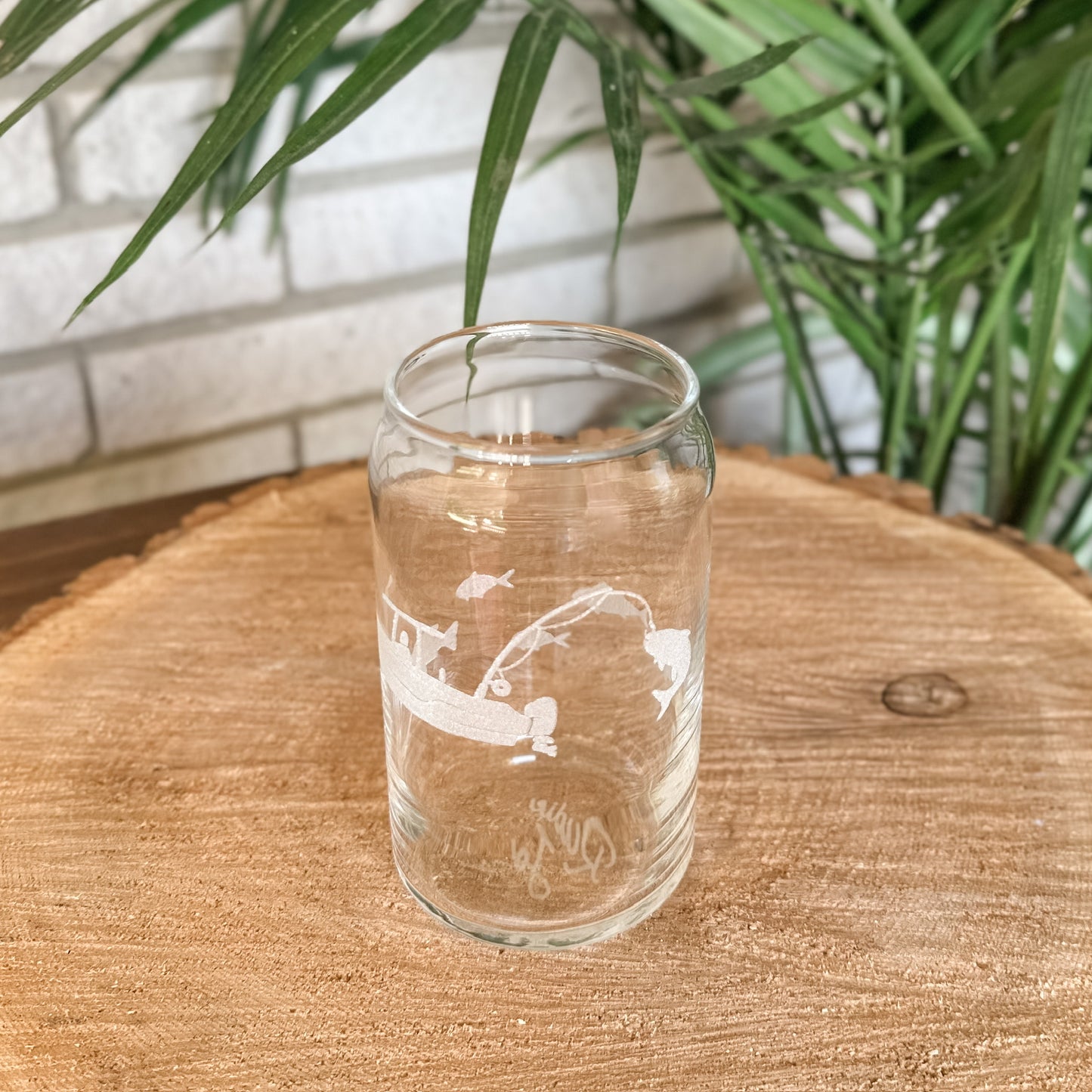 Fishing Drinking Glass | 16 oz.