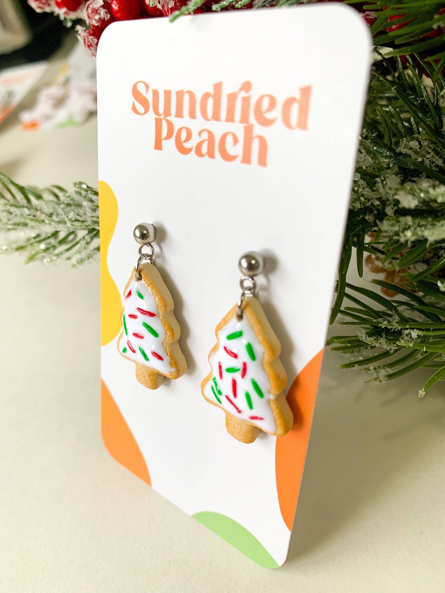 Tree Sugar Cookies | Earrings