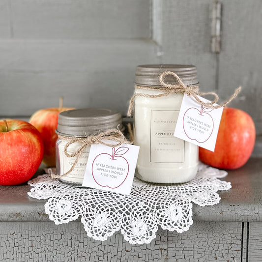Apple Basket Candle | Rudie Jo | Teacher Gift