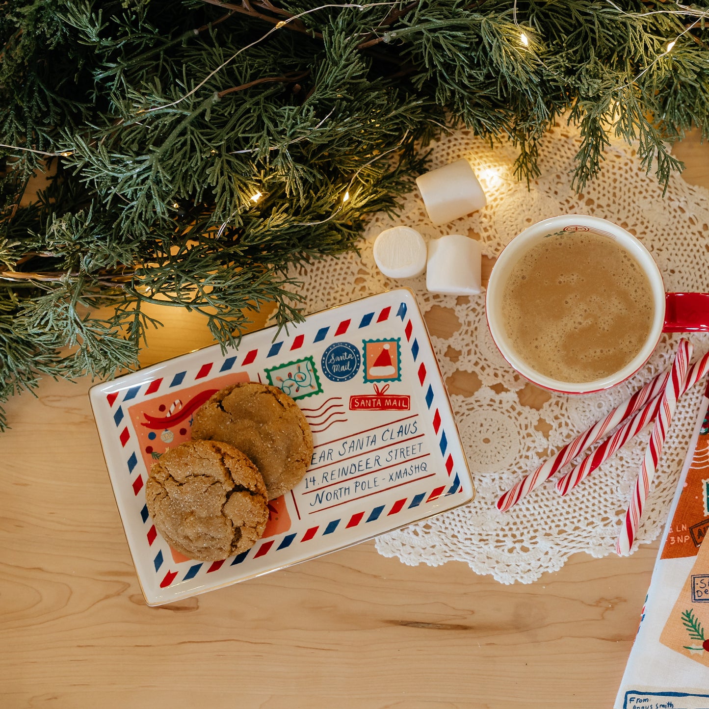 Santa Mail Plate