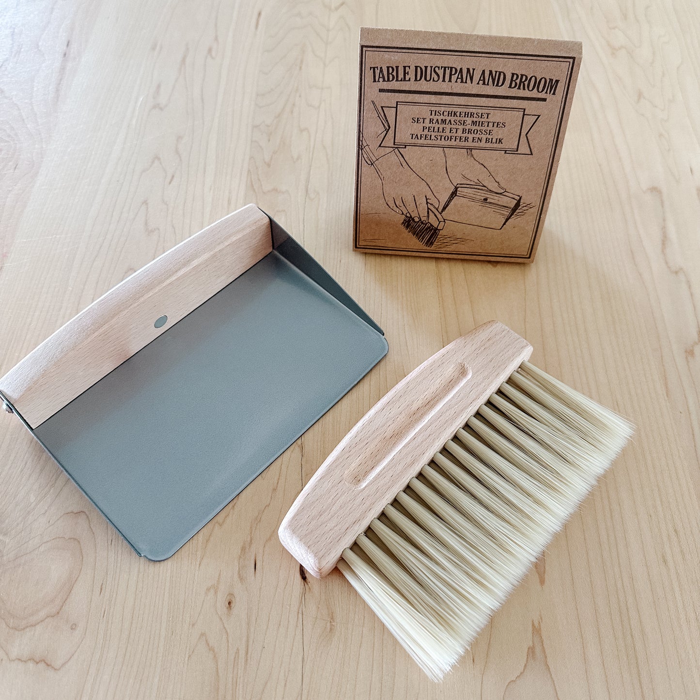 Table Dustpan and Brush