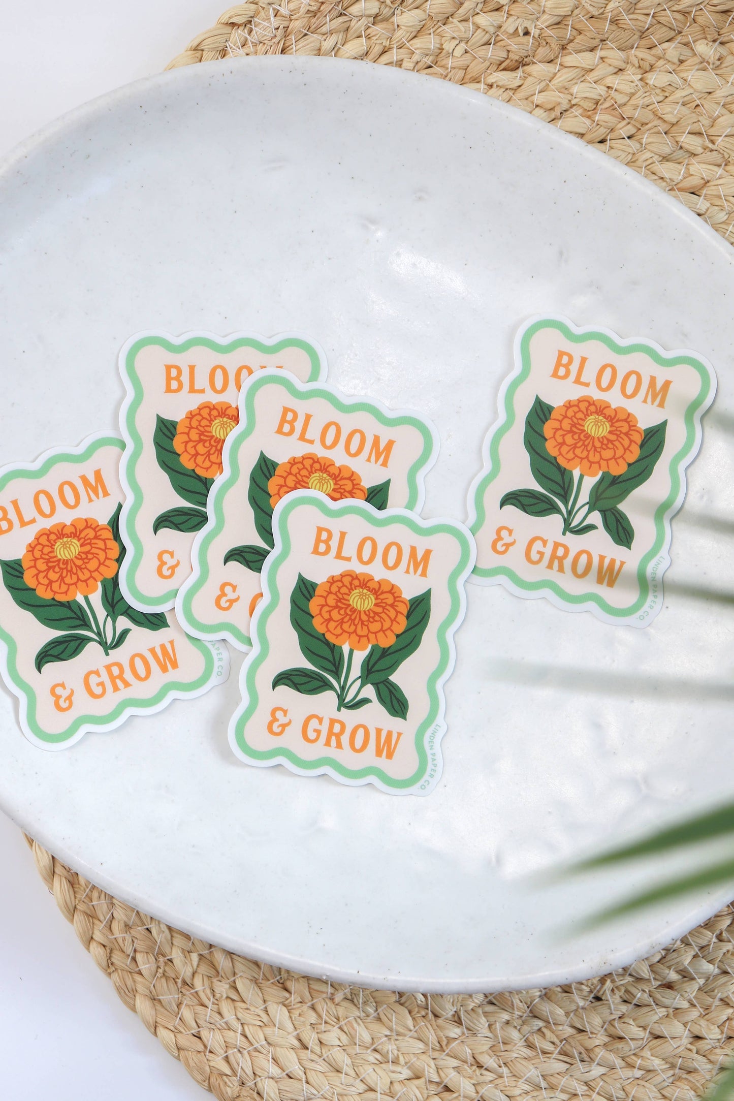 Bloom & Grow | Clear Vinyl Sticker