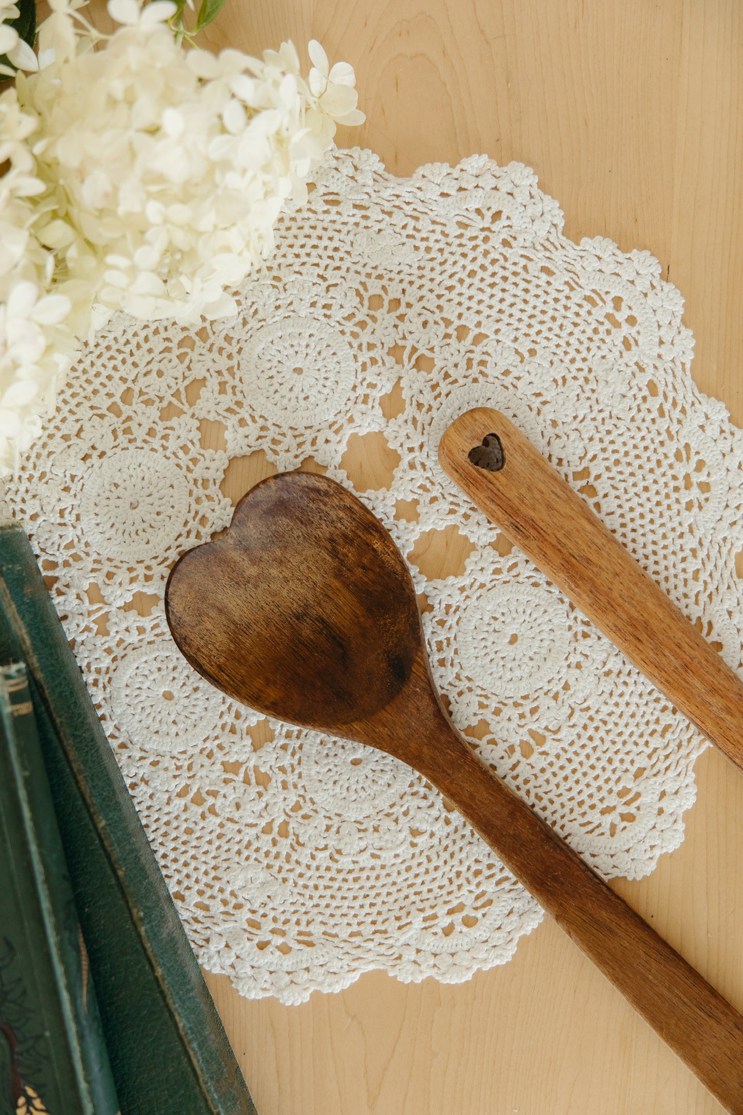 New Wooden Heart Spoon