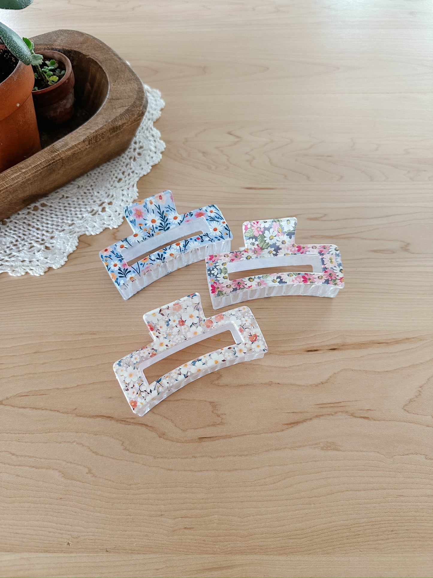Floral Claw Clip | 3 Options