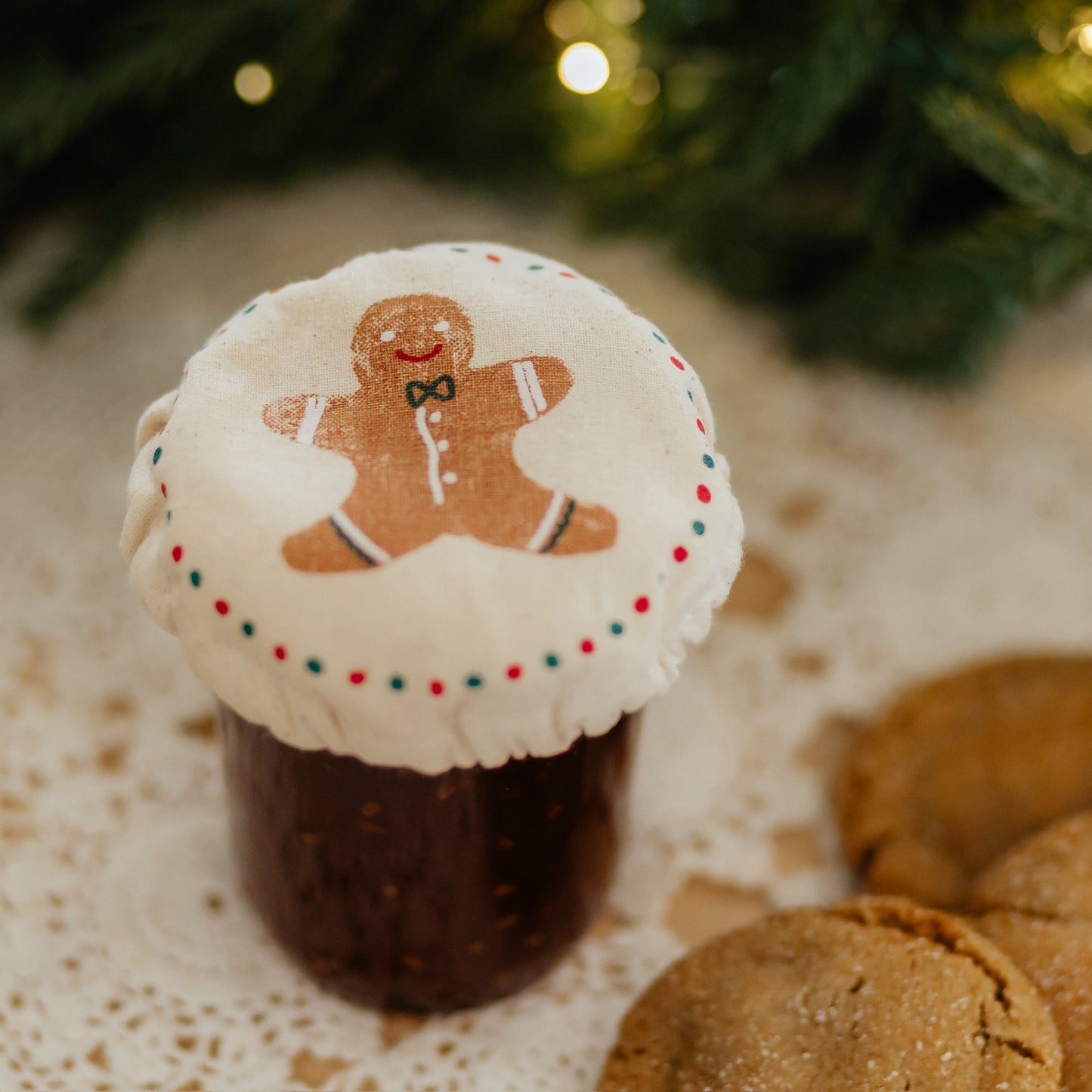 Christmas Cookies Mini Bowl Covers | Set of 3