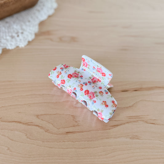 Summer Floral Claw Clip