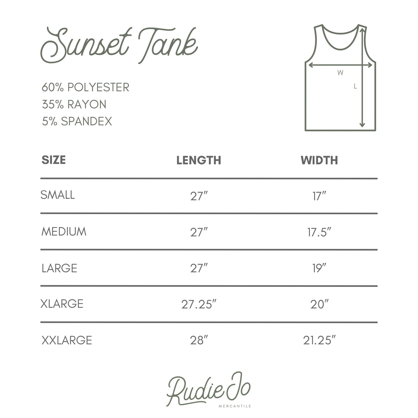 Navy Sunset Tank