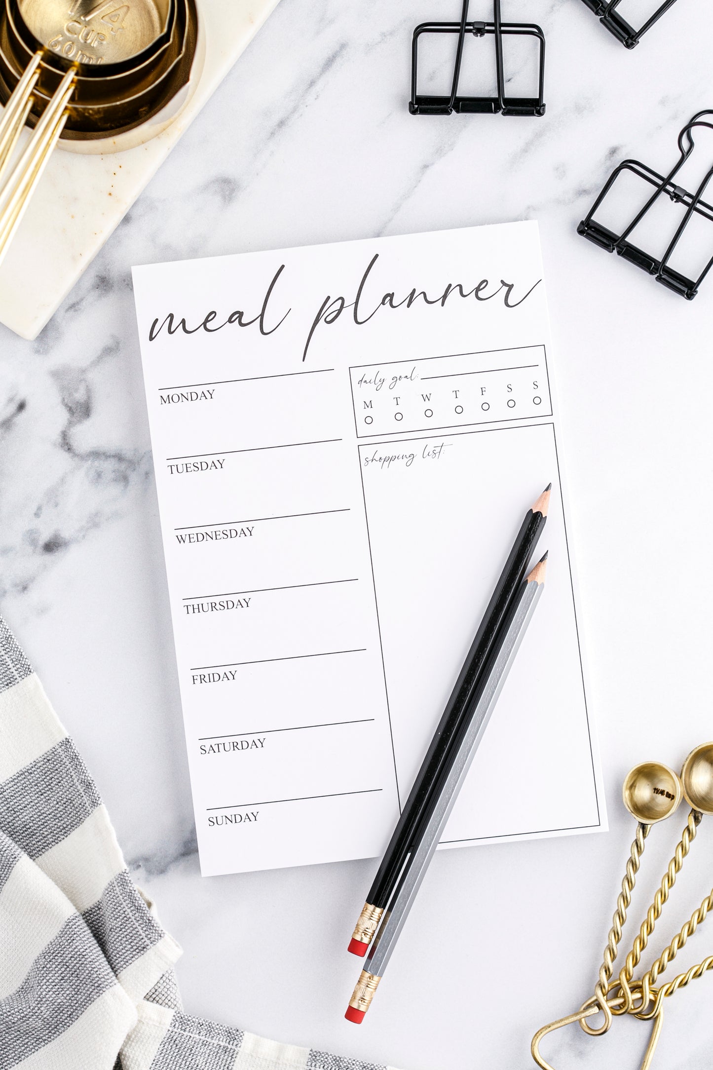 Meal Planner | Black