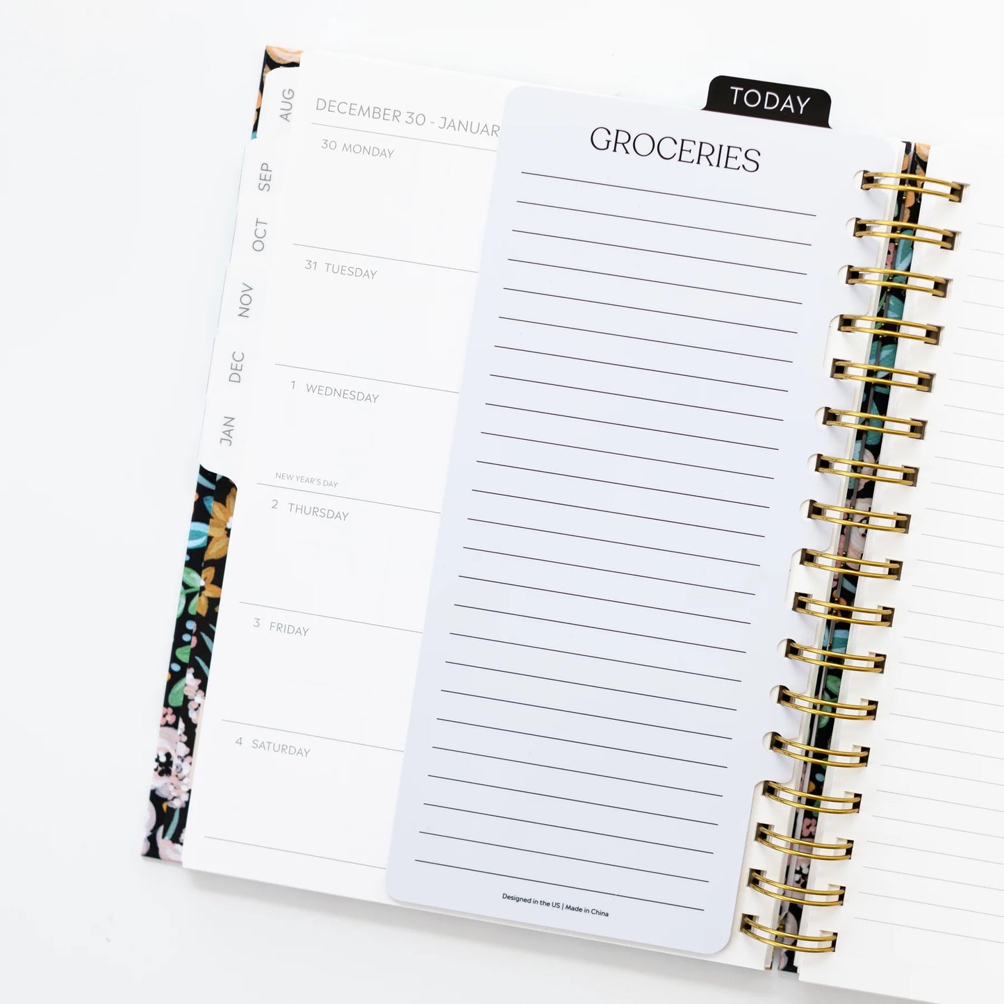Dry Erase Meal Planner / Bookmark Insert