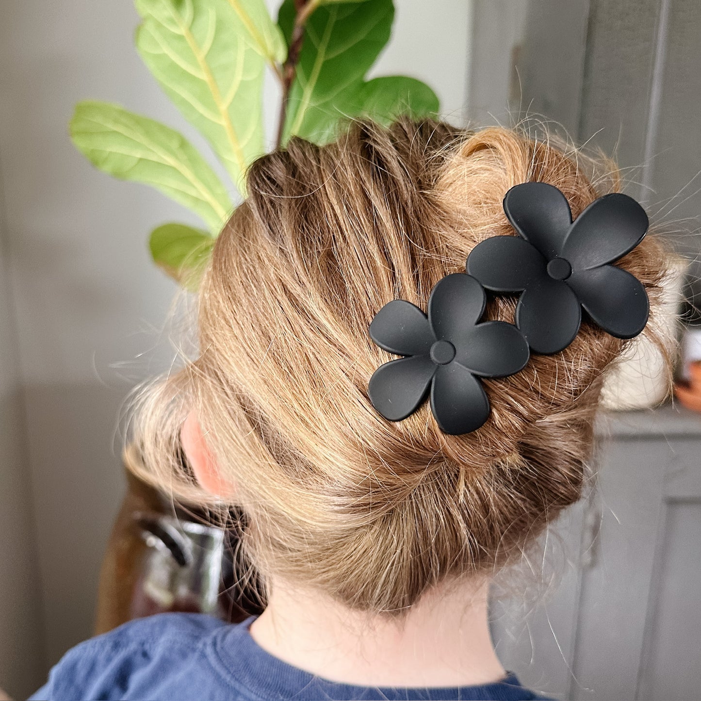 Flower Fork Hair Clip