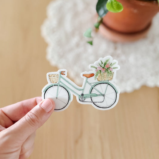 Mint Bicycle Sticker