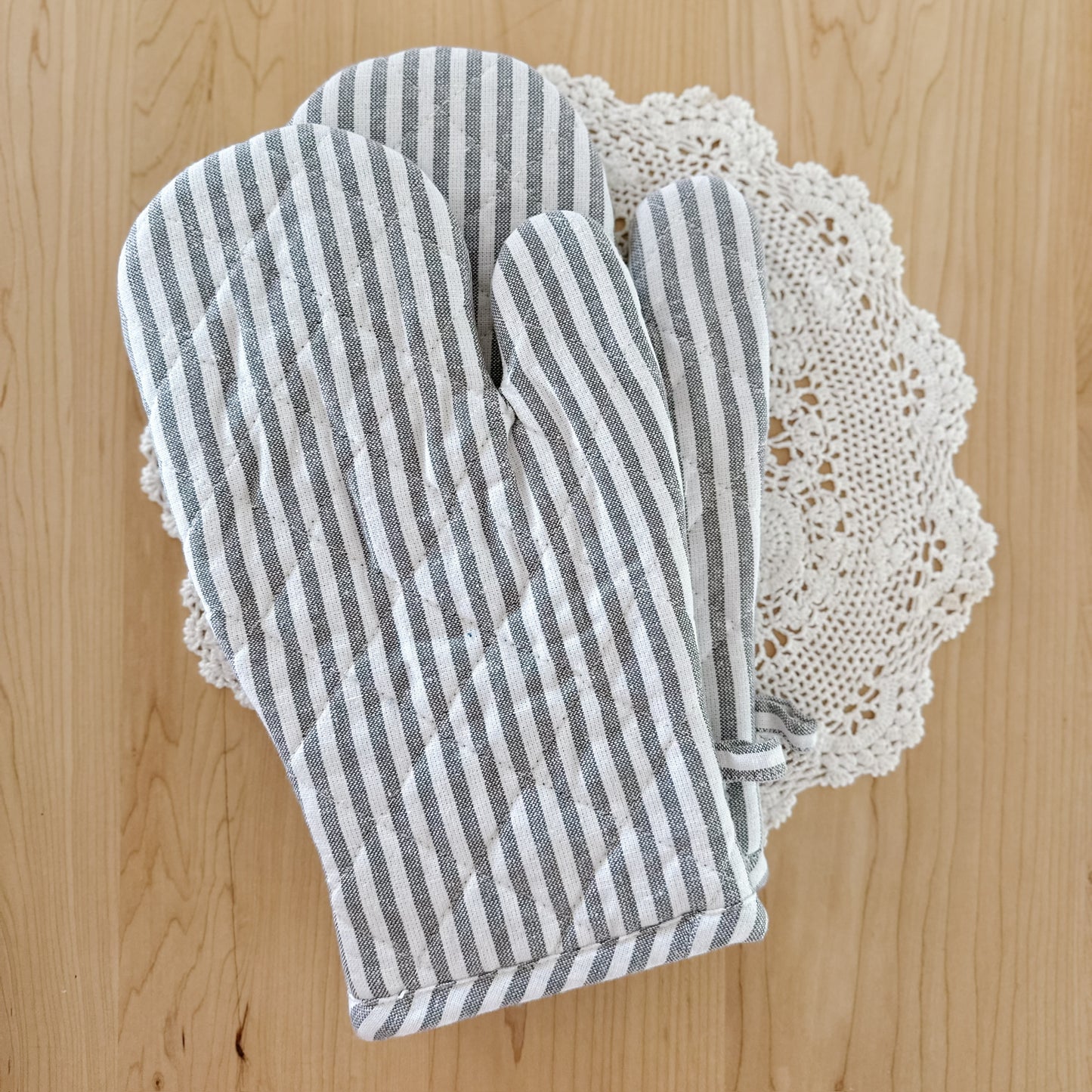 Striped Oven Mitt Set | 2 Options