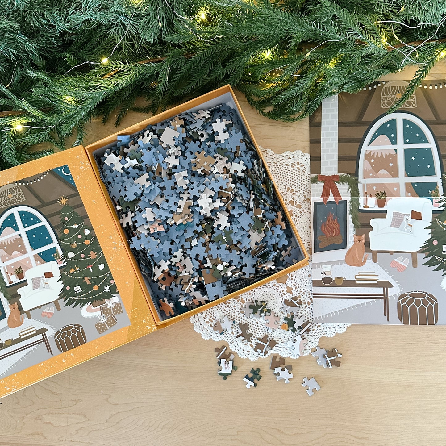 Fireside Christmas Puzzle | 1000 Pieces