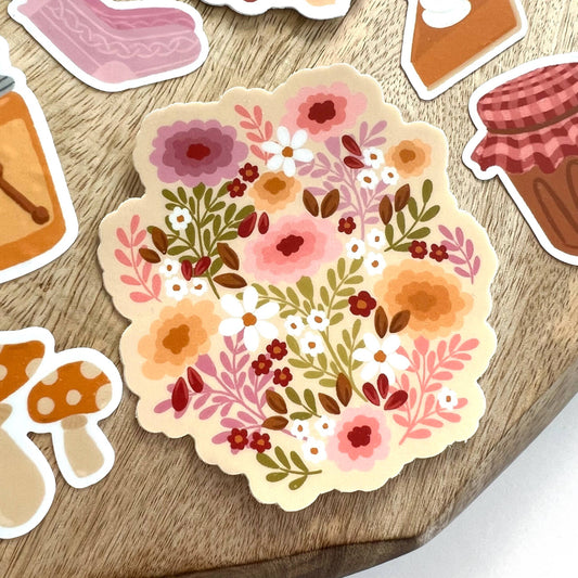 Cottage Core Flowers | Sticker
