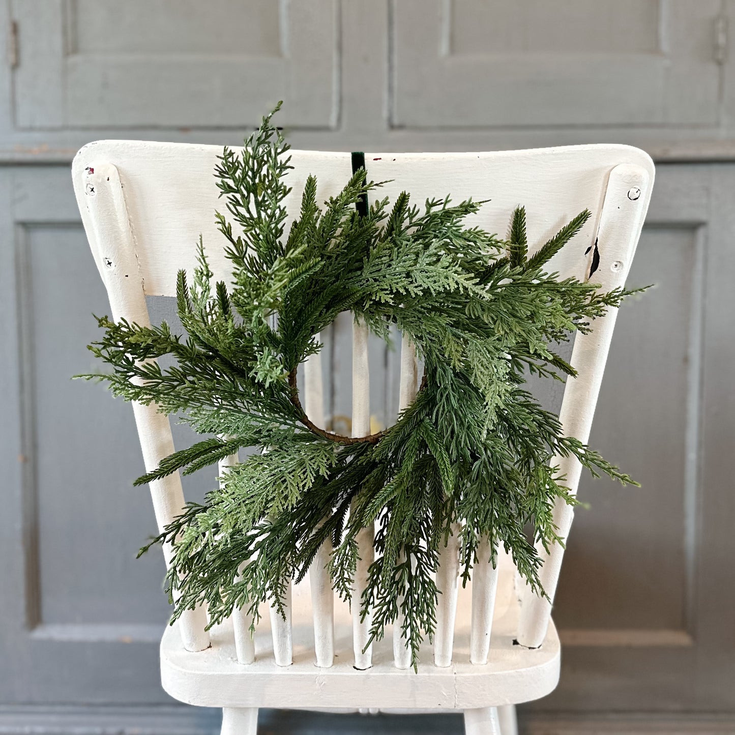 Norfolk & Cypress Real Touch Wreath | 14"