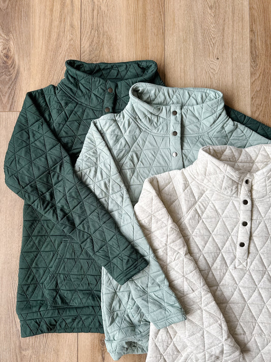 Quilted Sweater | 3 colours