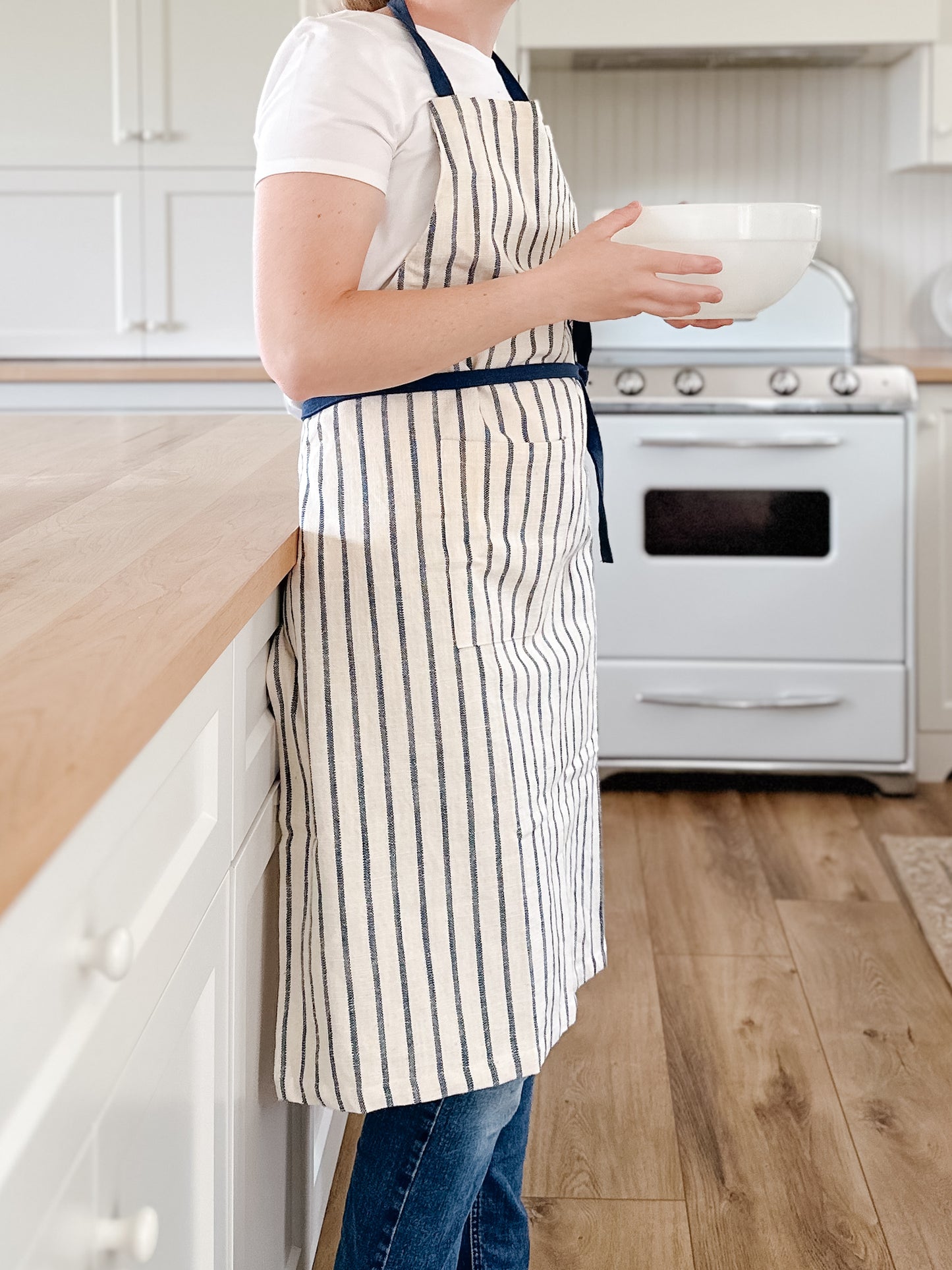 Striped Vintage French Apron