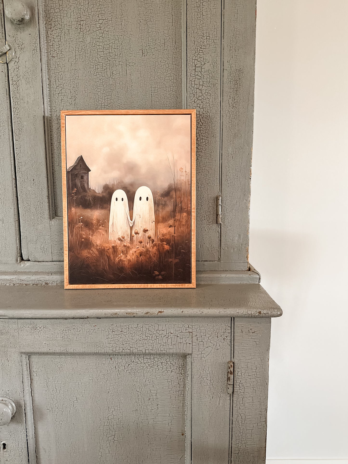 Framed Ghost Friends Picture