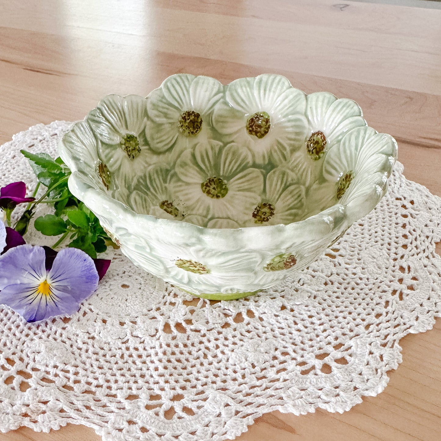 Green Flower Bowl