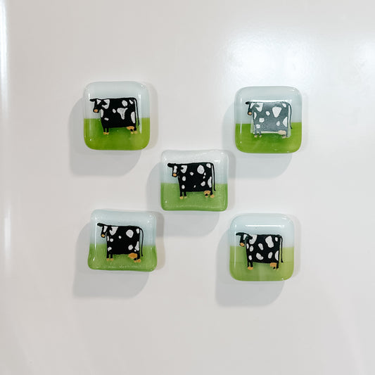 Cow Glass Magnet