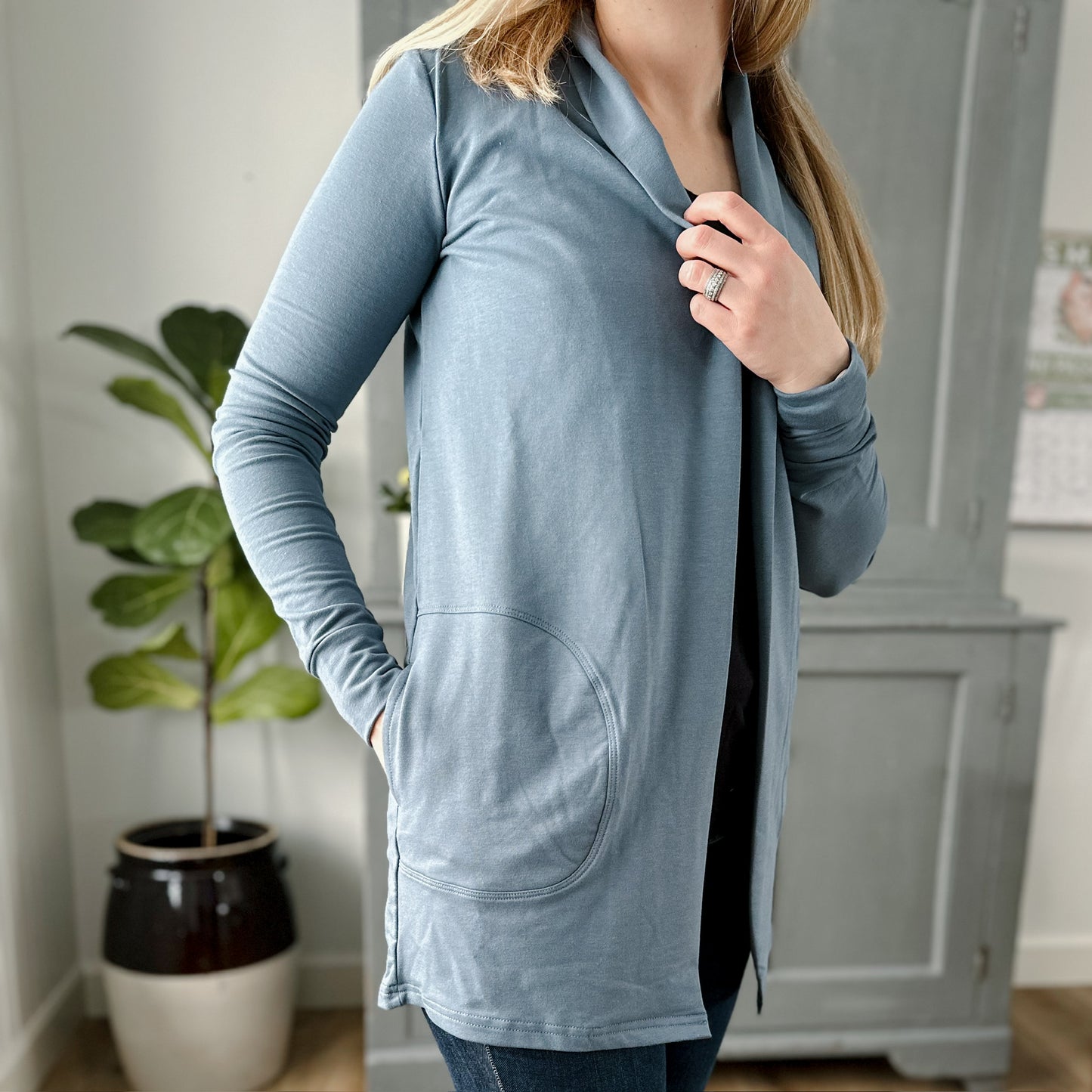 Blondie Apparel | Briton Cardigan | Ocean
