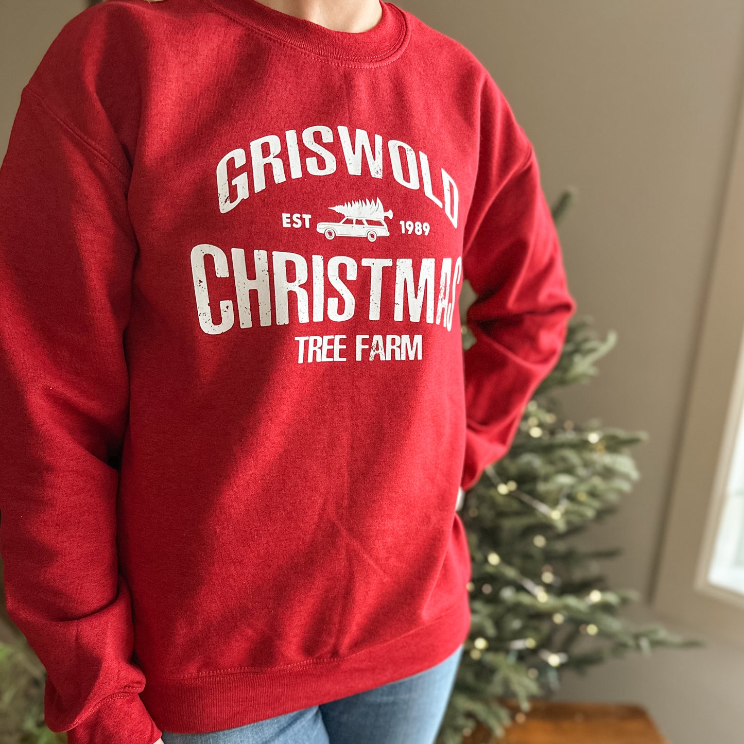 Griswold Christmas Tree Farm Crewneck | Adult Unisex