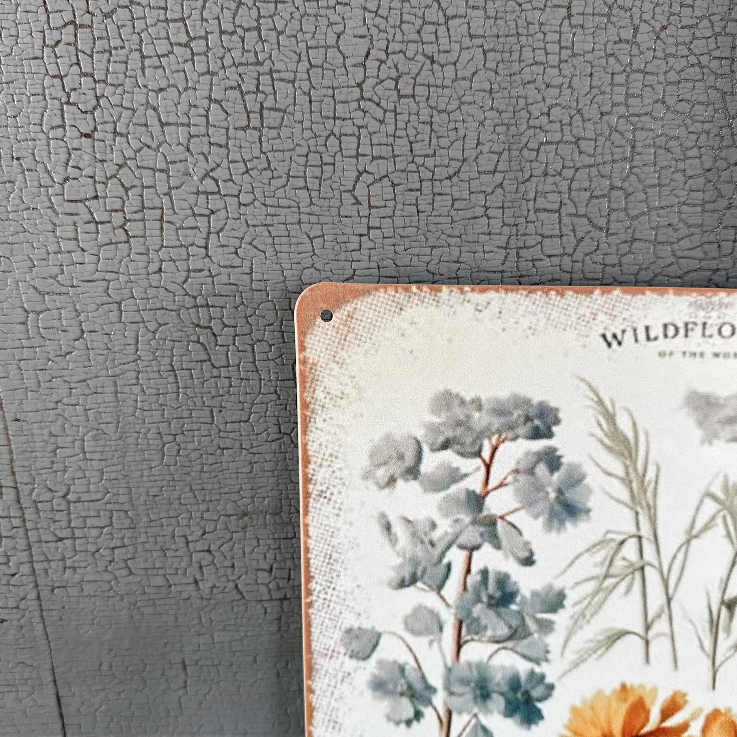 Wildflowers Sign | Tin