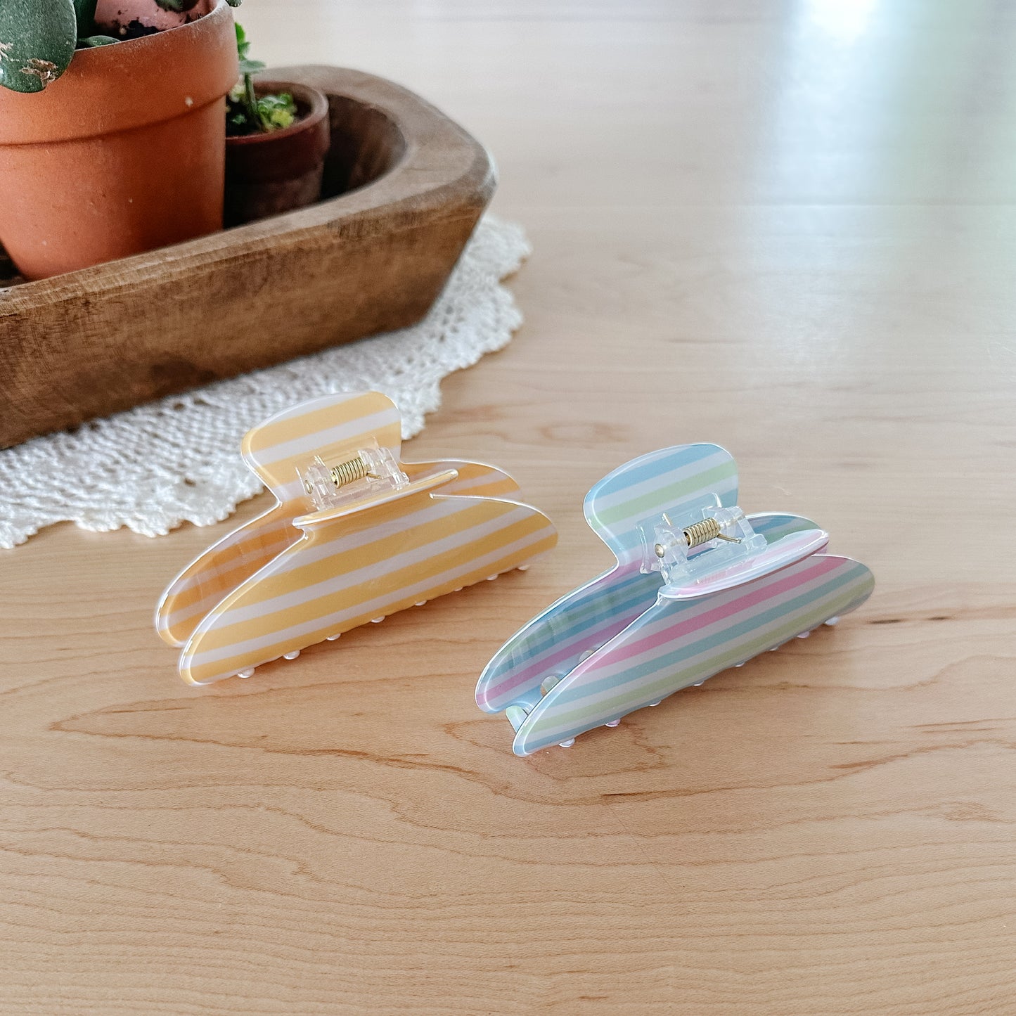 Striped Claw Clips | 2 options