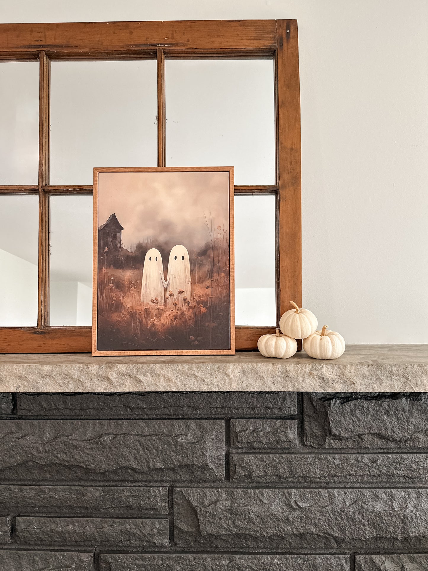 Framed Ghost Friends Picture