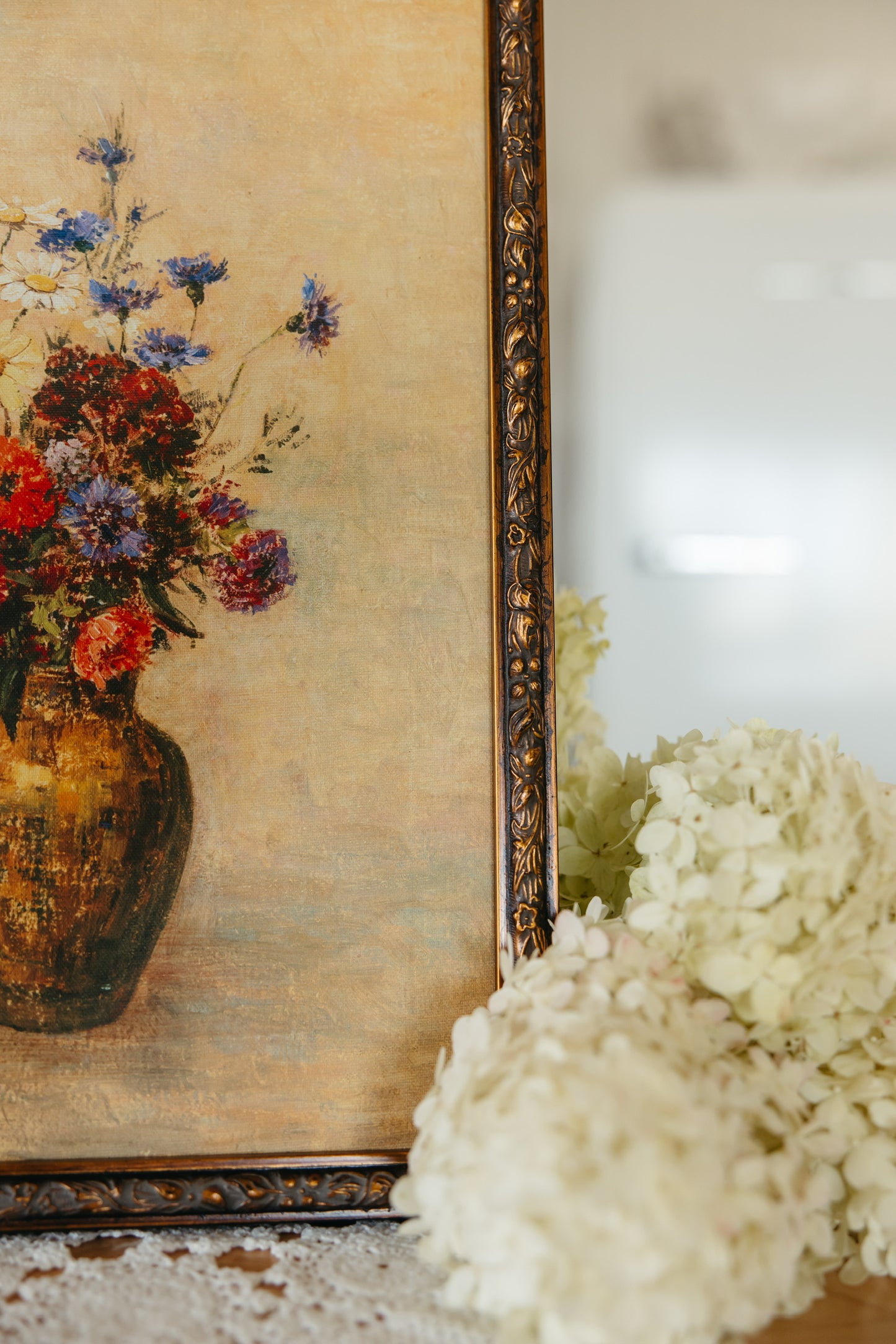Vintage Floral Framed Print | 2 Sizes