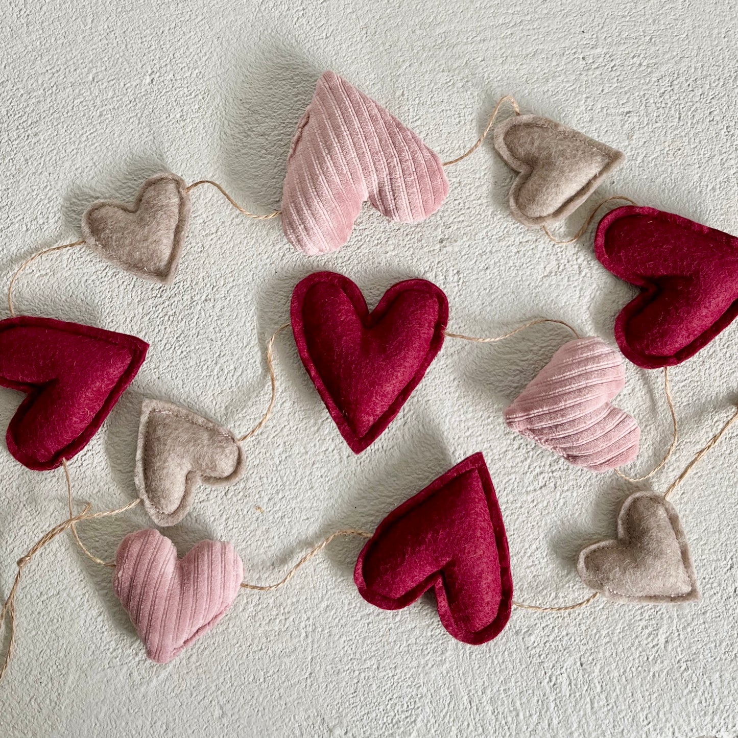 Felt Heart Garland