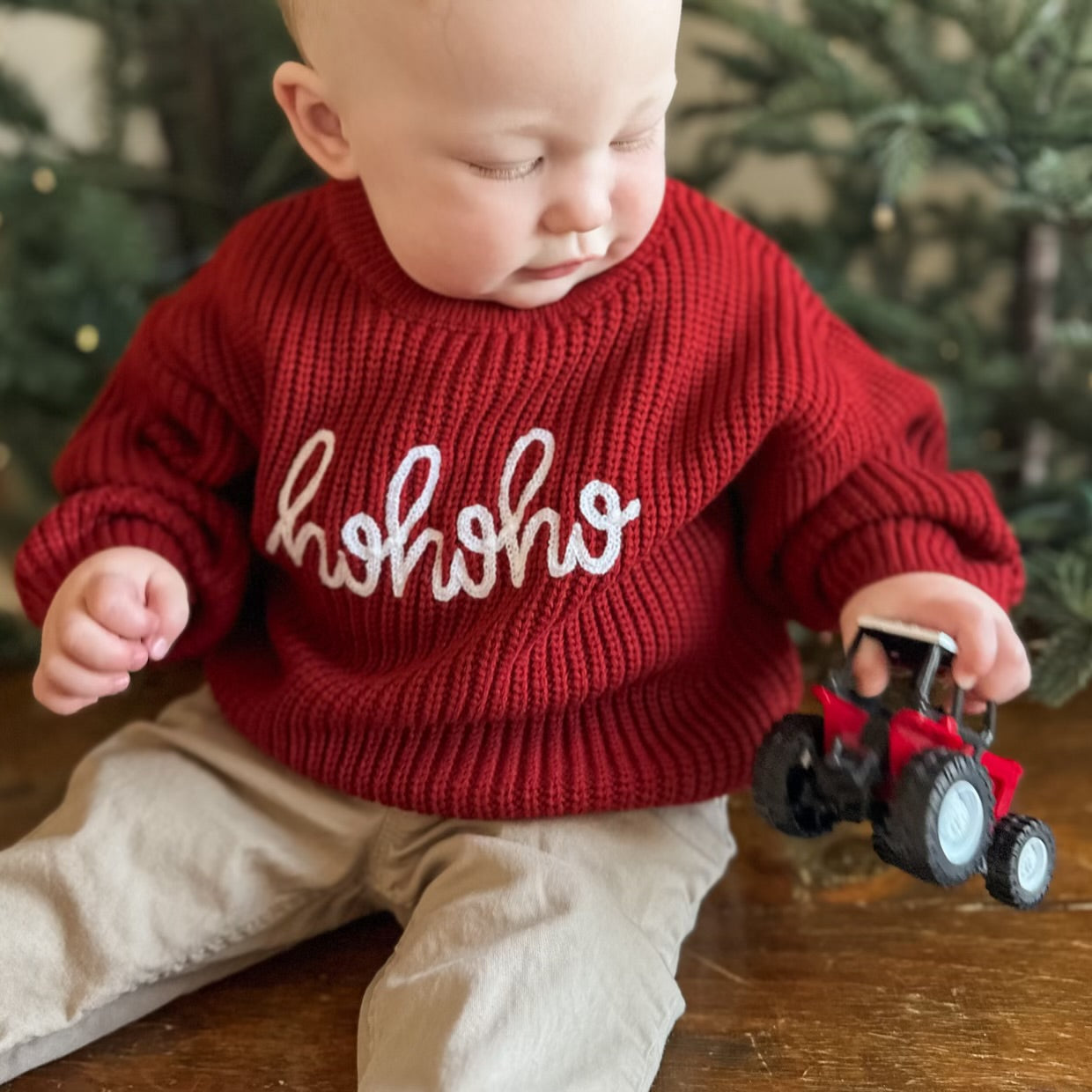 Ho Ho Ho Knitted Sweater | Toddler