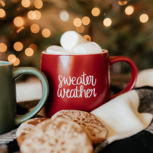 Sweater Weather Mug | Brick | 17 oz.