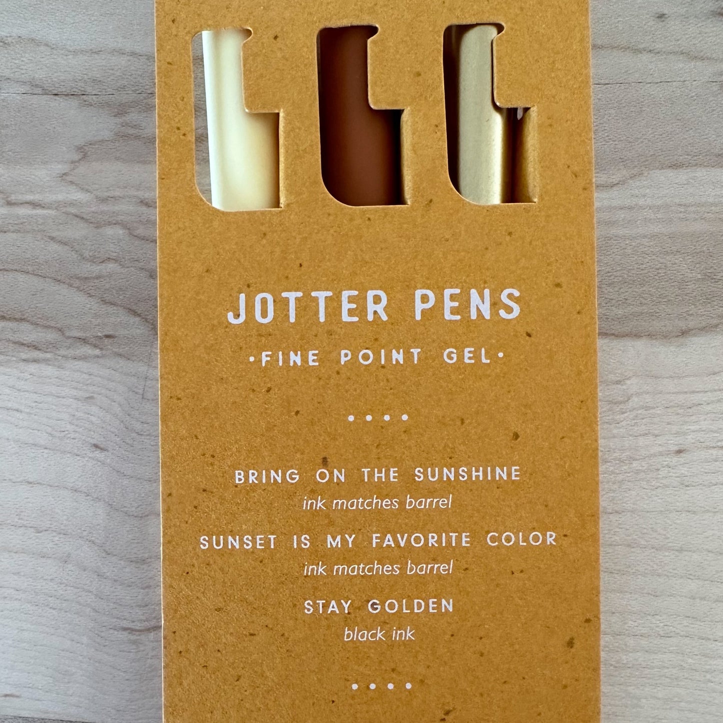 The Sunshine Jotter Gel Pen | Set of 3