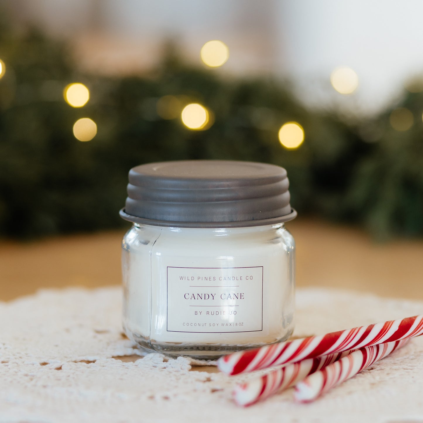 Candy Cane Candle | Rudie Jo