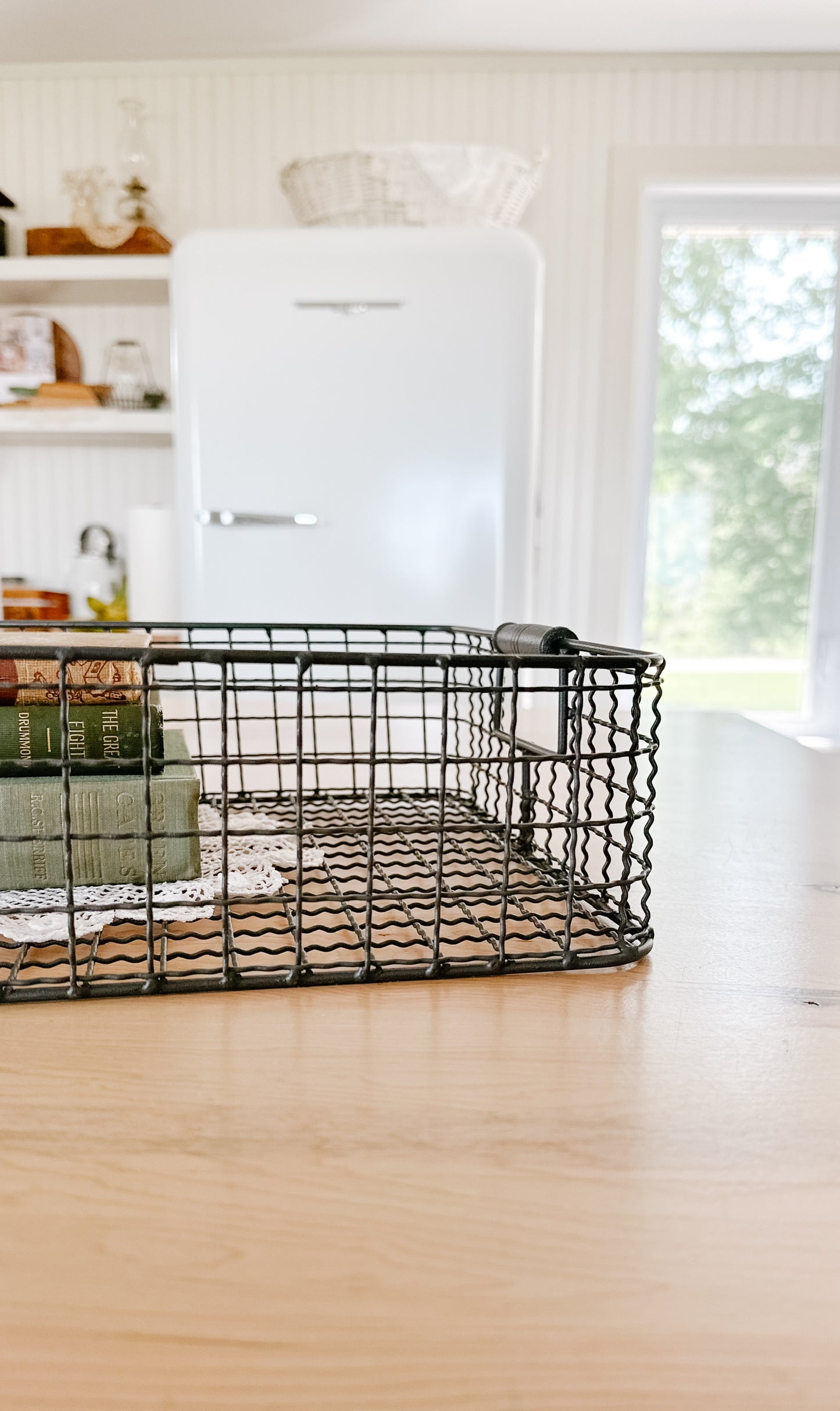 Low Rectangular Wire Basket