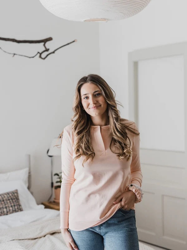 Blondie Apparel | Canyon Sweater | Peach