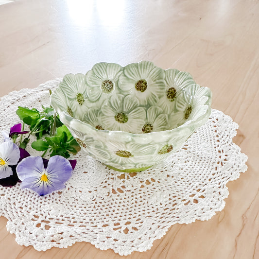 Green Flower Bowl