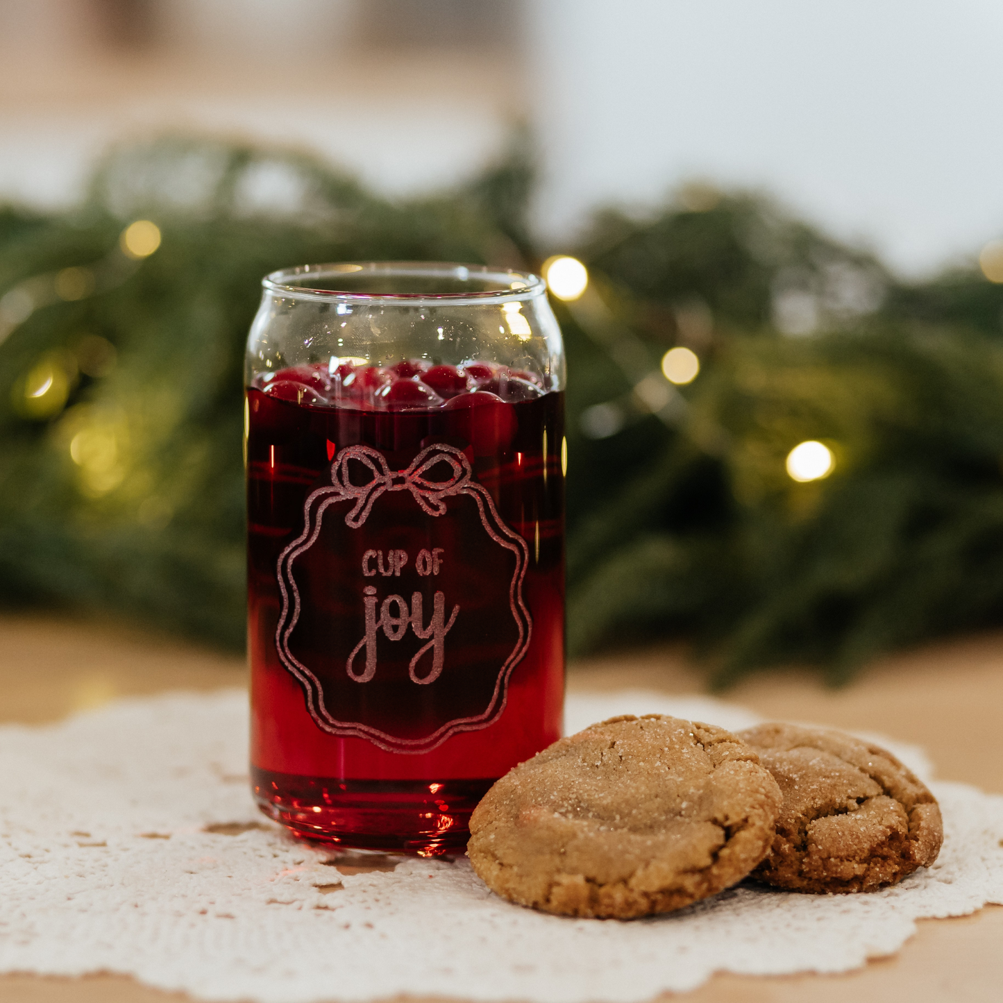 Cup of Joy Drinking Glass | 16 oz.